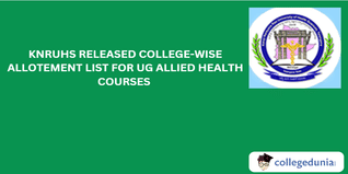 Telangana NEET Counselling: College-Wise Allotment List for UG Allied Health Sciences Courses Announced